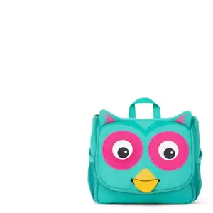 Affenzahn Trousse de toilette Eluise le hibou turquoise pas cher