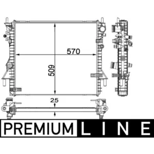 MAHLE CR 1937 000P refroidisseur et liquide de refroidissement pas cher