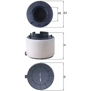 MAHLE Original KNECHT FILTER Filtre à air pour AUDI: A4, Q5, A5 (Ref: LX 4249) pas cher