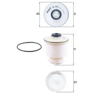 KNECHT FILTER Filtre à carburant pour TOYOTA: Hilux (Ref: KX 573D) pas cher