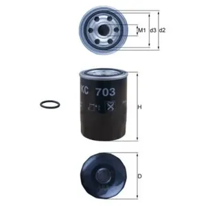 Mahle KNECHT FILTER Filtre à carburant pour MAZDA: CX-30, 3 (Ref: KC 703D) pas cher