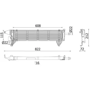 Comparateur de prix : Radiateur, refroidissement moteur MAHLE CR 2636 000P