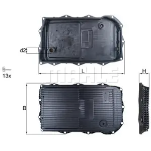 Comparateur de prix : Mahle Kit de filtre hydraulique, boîte automatique KNECHT HX 184KIT