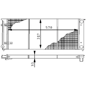 Radiateur moteur MAHLE CR 414 000S pas cher