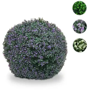Comparateur de prix : Arbuste artificiel MENDLER HWC-L77 Outdoor Ø 55cm lilas
