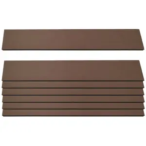 Comparateur de prix : Mendler Lattes pour brise-vue WPC Sarthe - Brun 90 cm