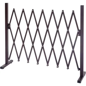 HEGELE Grillage HHG-930, tuteur pour plantes, grille animaux télescopique, aluminium marron, 35-300cm pas cher