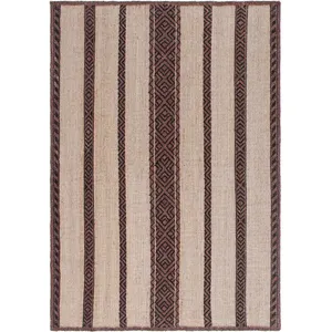 Carpet Living Tapis intérieur extérieur tissé plat Marron 160x230 cm pas cher