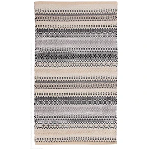Novatrend Tapis de salon en coton gris 140x200 cm pas cher