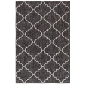 Novatrend Tapis intérieur extérieur noir 120x170 cm pas cher