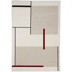 Novatrend Tapis de salon moderne Blanc 200x290 cm pas cher