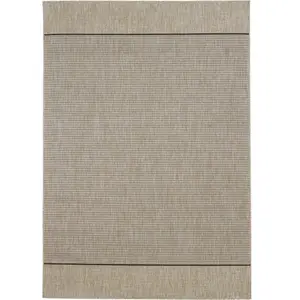 Novatrend Tapis de salon moderne tissé plat Marron 120x170 cm pas cher