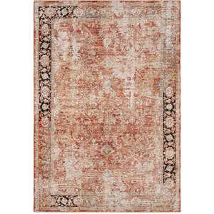 Novatrend Tapis de salon style orient Orange 120x170 cm pas cher