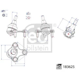 Rotule de suspension FEBI BILSTEIN 183625 pas cher