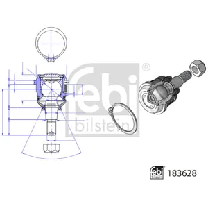 Rotule de suspension FEBI BILSTEIN 183628 pas cher