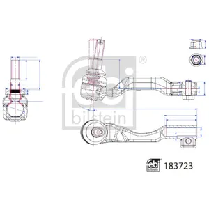 Rotule de direction FEBI BILSTEIN 183723 pas cher
