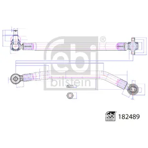 Bras de suspension FEBI BILSTEIN 182489 pas cher
