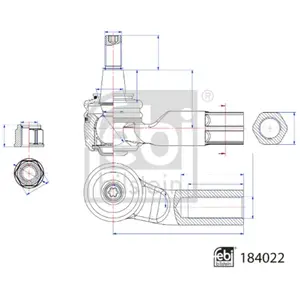 Rotule de direction FEBI BILSTEIN 184022 pas cher