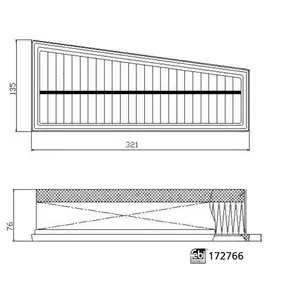 Filtre à air FEBI BILSTEIN 172766 pas cher