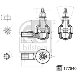 Rotule de direction FEBI BILSTEIN 177840 pas cher