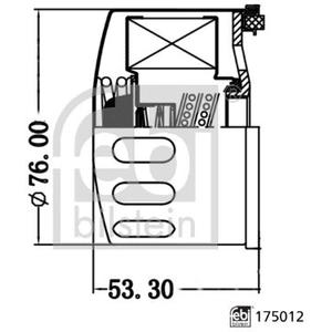 FEBI BILSTEIN Filtre à huile pour BMW: i3 (Ref: 175012) pas cher