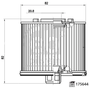 Filtre à carburant FEBI BILSTEIN 175644 pas cher