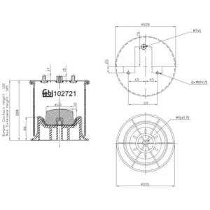 Comparateur de prix : Soufflet à air, suspension pneumatique FEBI BILSTEIN 102721