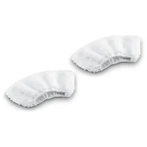 Comparateur de prix : KARCHER Bonnettes microfibre pour buse à main - 2 pièces