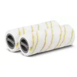 Comparateur de prix : KARCHER Kärcher - Brosse rouleau - pour nettoyant pour sol - jaune (pack de 2)