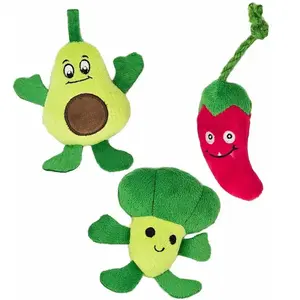 Jouet peluche pour chat Nobby Pet Spielzeug Vegi Vert 11x16 cm 53094 pas cher