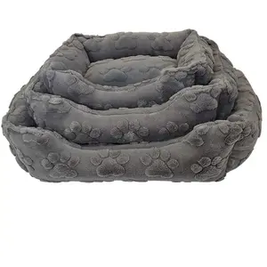 Comparateur de prix : Lit pour chien Nobby Pet Komfortbett Eckig Classic Fina Gris 50x60x70 ...