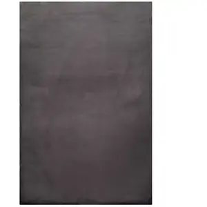Tapis effet peau de lapin doux tufté gris pour salon, chambre 80x150 pas cher