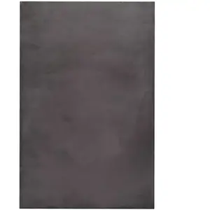 Tapis effet peau de lapin doux tufté gris pour salon, chambre 130x190 pas cher
