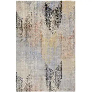 Esprit Tapis plat à motif design multicolore 80x150 pas cher