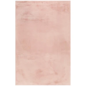 Esprit Tapis uni design en polyester rose 130x190 pas cher