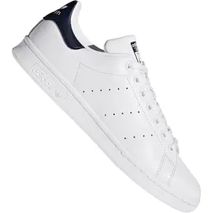 Adidas Baskets Adidas Stan Smith M20325 - Blanc / Bleu Marine - 45 1/3 pas cher