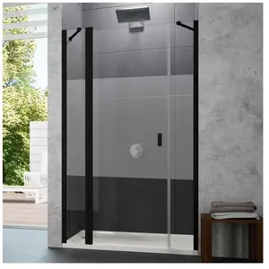 HÜPPE Design pure Porte battante, avec élément fixe, avec élément anne...Vendu parreuter
