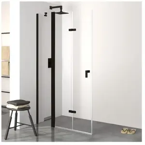 HÜPPE Design pure Porte pliante, avec élément fixe, pour accès d'angle... pas cher