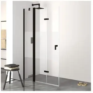 HÜPPE Design pure Porte pliante, avec élément fixe, pour accès d'angle... pas cher