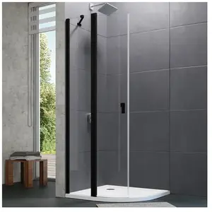 Hüppe - Design Pure Porte Battante Avec Segments Fixes Rayon De 2 pas cher