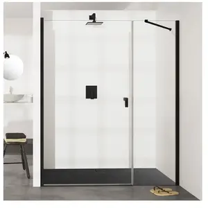 Hüppe - Porte Battante Design Pure À 4 Angles Avec PartieVendu parreuter
