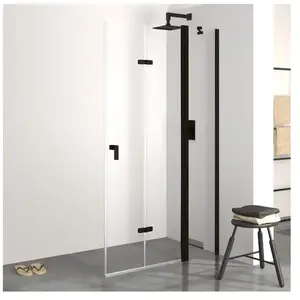 HÜPPE Design pure Porte pliante, avec élément fixe, pour accès d'angle...
