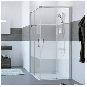 HÜPPE Classics 2 Porte coulissante, pour accès d'angle, C25111069375, ... pas cher