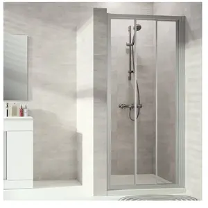 Hüppe - Alpha 2 Porte Coulissante, 2 Éléments, Avec Segment Fixe,Vendu parreuter