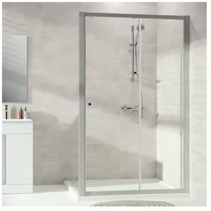HÜPPE Alpha 2 Porte coulissante, avec élément fixe, pour niche, pour p...Vendu parreuter
