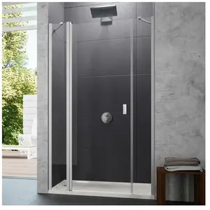 Huppe HÜPPE Design pure Porte battante, avec élément fixe, avec élément annexe, pour niche, 8P7310087322, 8P7310Vendu parreuter