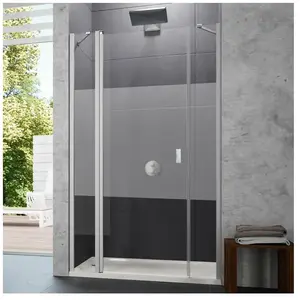 HÜPPE Design pure Porte battante, avec élément fixe, avec élément anne...Vendu parreuter