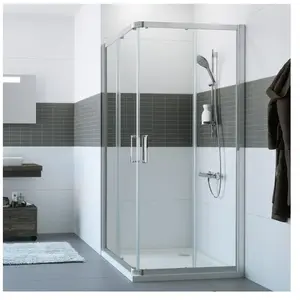HÜPPE Classics 2 Porte coulissante, pour accès d'angle, C20107069321, ... pas cher