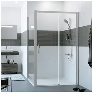 Huppe HÜPPE Classics 2 Porte coulissante, avec élément fixe, pour niche, pour paroi latérale, C25613087322, C25613Vendu parreuter