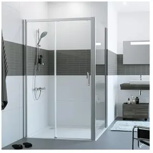 HÜPPE Classics 2 Porte coulissante, avec élément fixe, pour niche, pou...Vendu parreuter